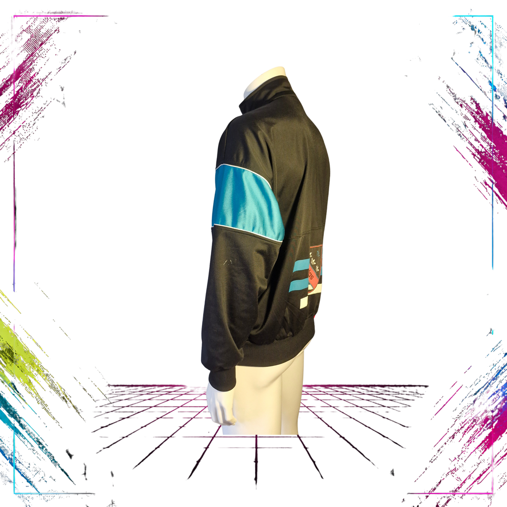 Adidas “Athletic Line” Multi-Crest Track Jacket — 1989 — Size M
