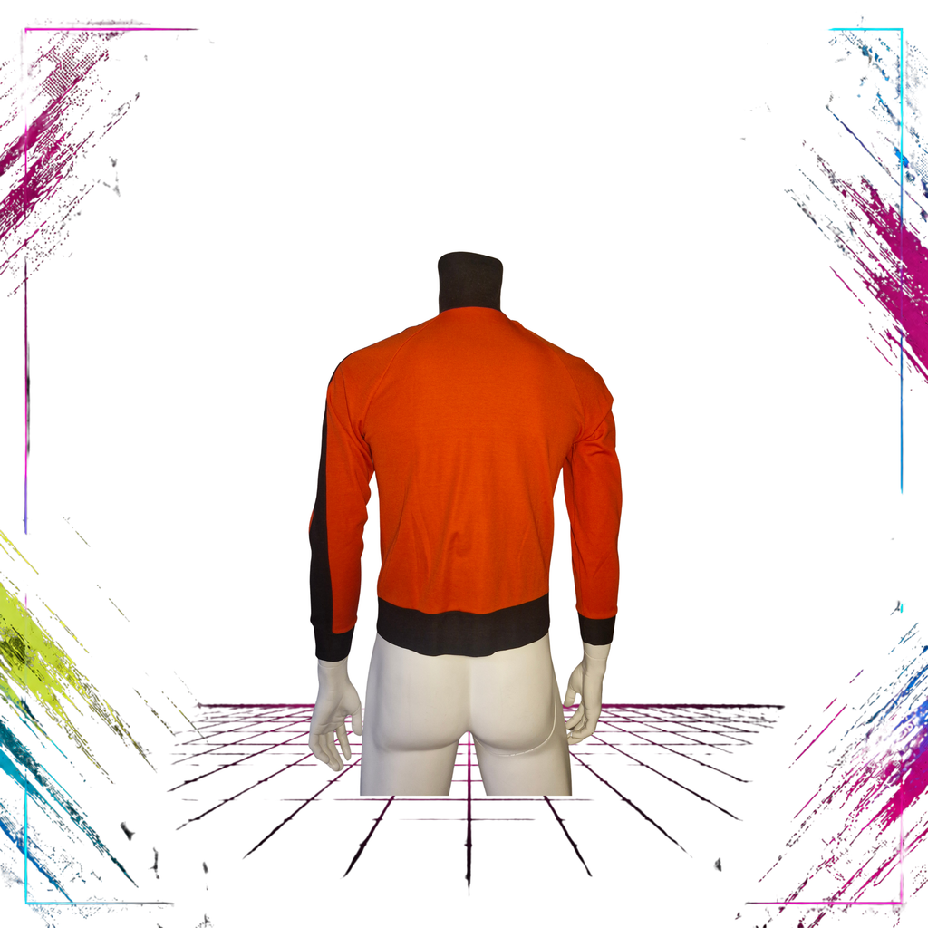 Late 70s Finnwear Kipi Club track jacket by Suomen Trikoo — back view — ThePlugOfVintage