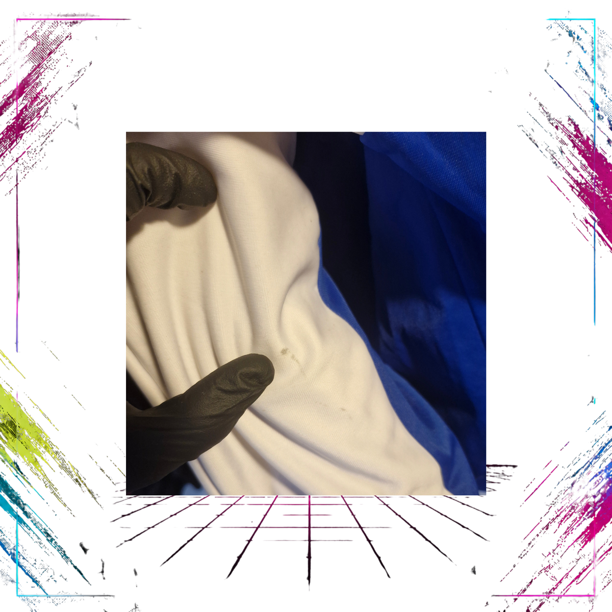Triplex Geometric V-Line Triacetate Track Jacket — Late 80s — Size XL