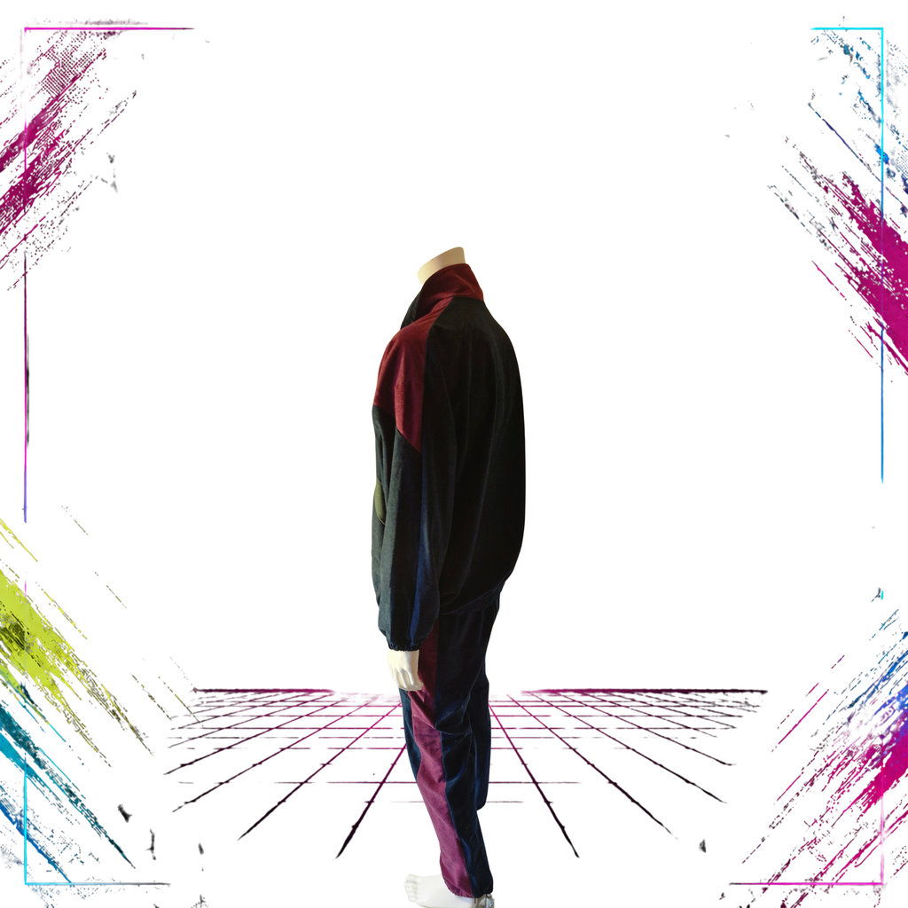 J.A.K Wear TERINDA Vintage Tracksuit 80s-90s side -theplugofvintage