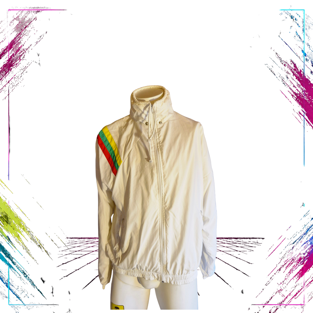 Ulkoset Oy Vintage Windbreaker —Finnish front -theplugofvintage