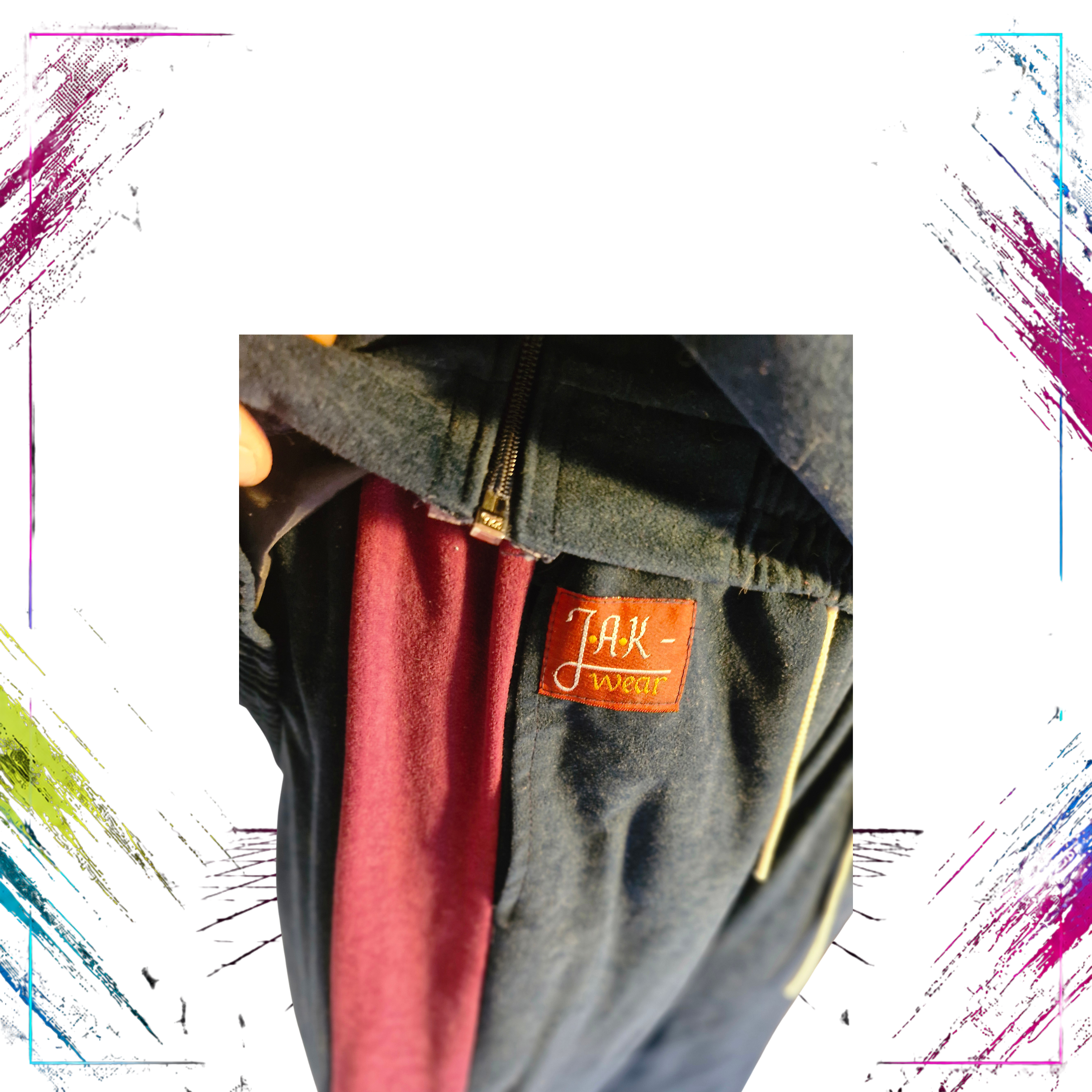 J.A.K Wear TERINDA Vintage Tracksuit 80s-90s jakwear logo -theplugofvintage
