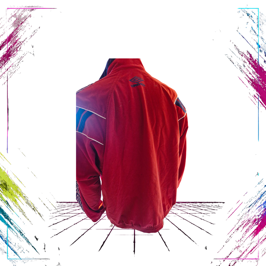 Umbro Euro 96 Vintage Trackjacket back -theplugofvintage