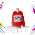 Svengi  Gattino Vintage Colourblock Racing Sweatshirt  Czechoslovakia 1980s front -ThePlugOfVintage