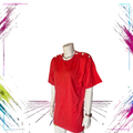 Sarafaani Oy Vintage Power Dress  Finnish Made 1980s front -theplugofvintage