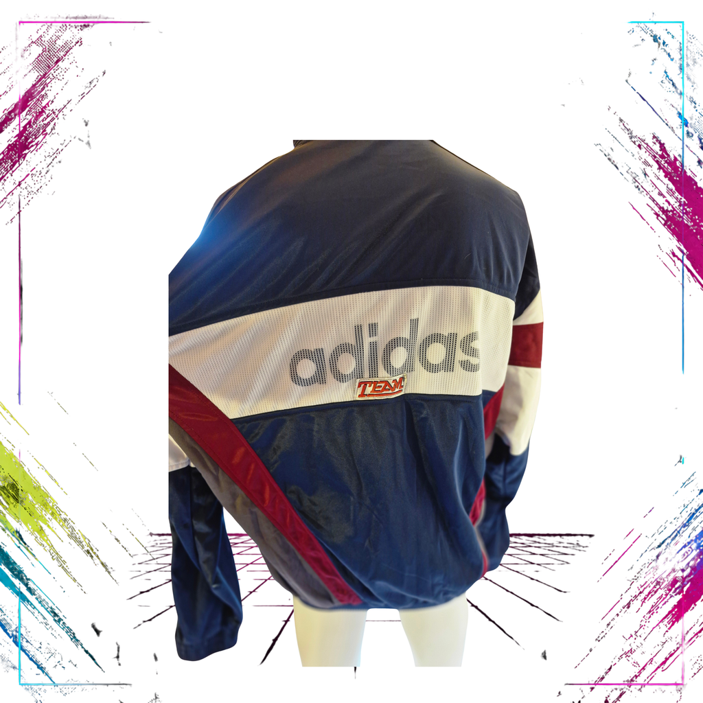 Adidas Team 90s Trackjacket back -theplugofvintage