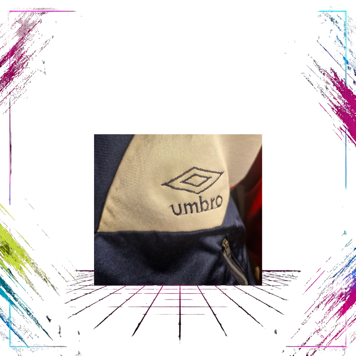 Umbro Colourblock Track Jacket — Late 80s / Early 90s — Size S/M