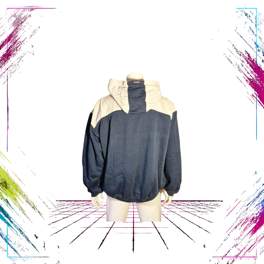 Late 90s Adidas Training hoodie — back view — ThePlugOfVintage