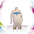 Mid 90s Nike White Tag Finland National Team player-issued crewneck — front view, FINLAND chest embroidery — Size M — ThePlugOfVintage