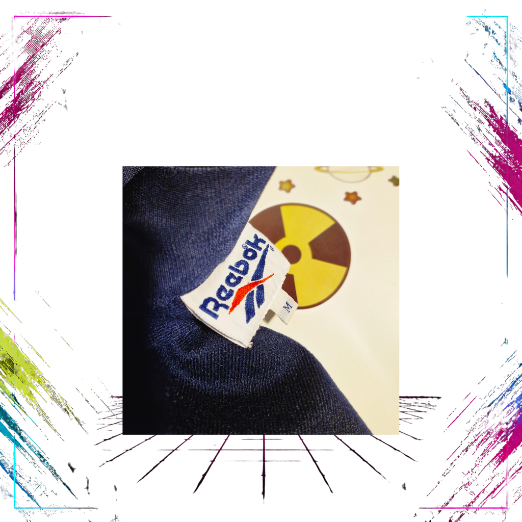 Reebok Vector Colour Block Track Jacket — Early 90s — Made in Malaysia — Size M