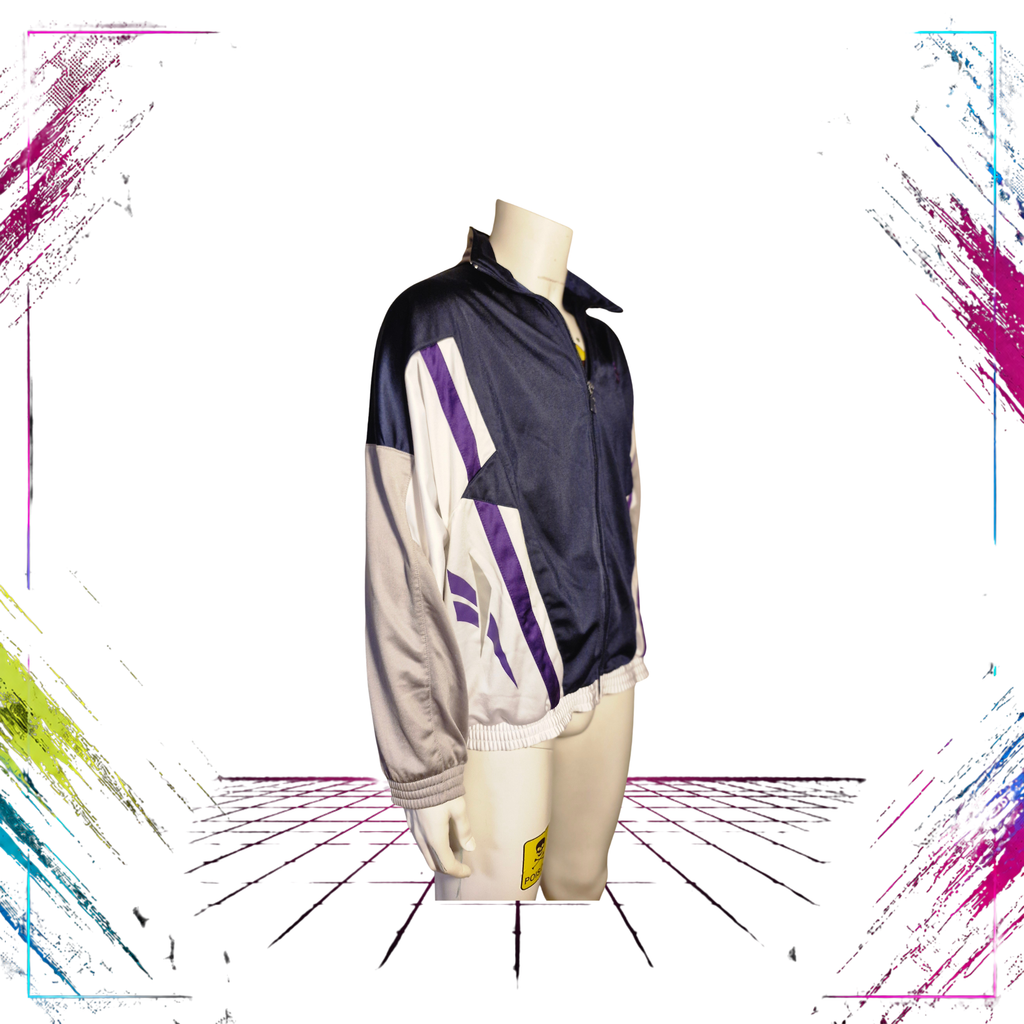 Reebok Vector Colour Block Track Jacket — Early 90s — Made in Malaysia — Size M